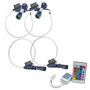 Lincoln Navigator Headlight Halo Kit - ORACLE Lighting - ColorSHIFT w/ Simple Controller - ColorSHIFT - `03-`06